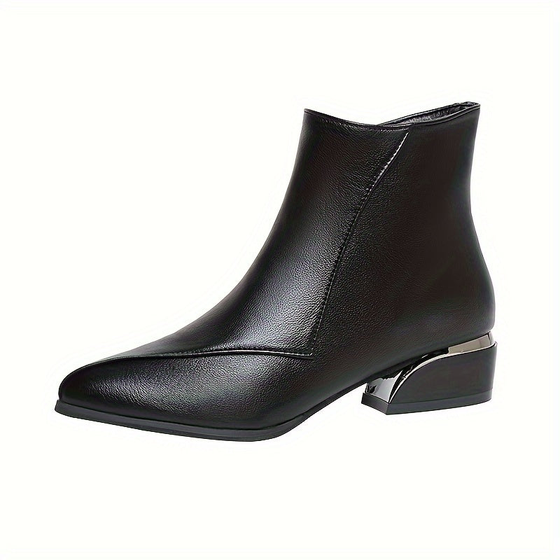 Miriam | Heeled Ankle Boots with a Zipper