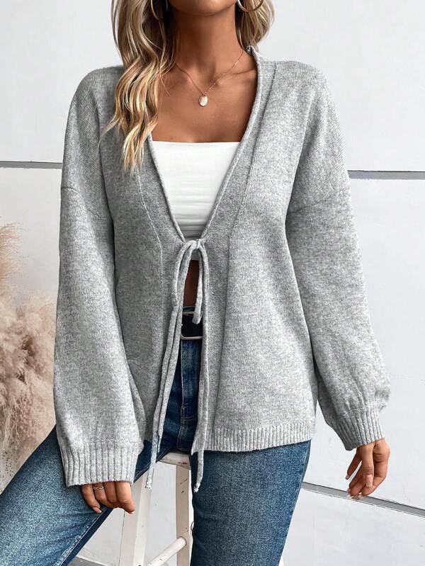 Coleen | Chic Plain Cardigan