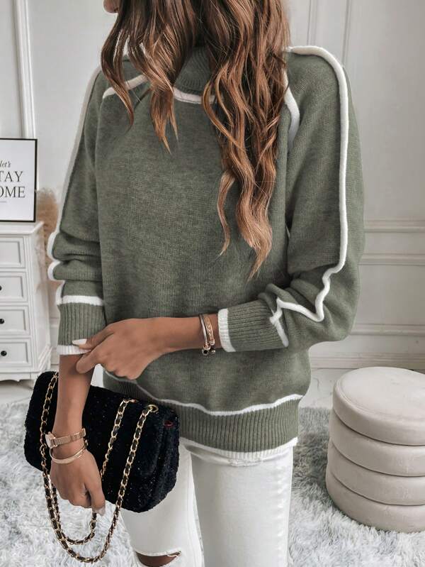 Nicole | Elegant Lined Sweater