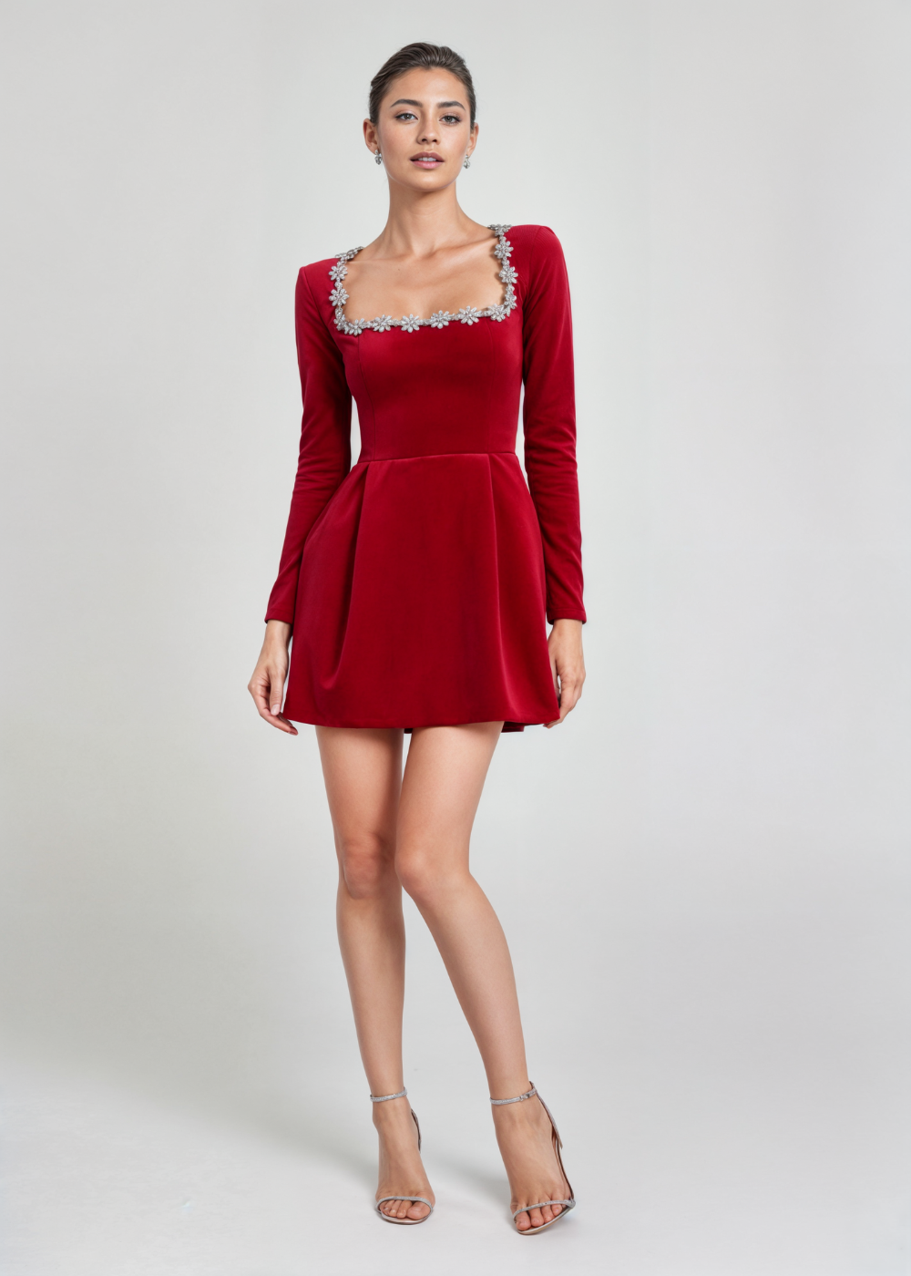 Camille | Velvet Mini Dress