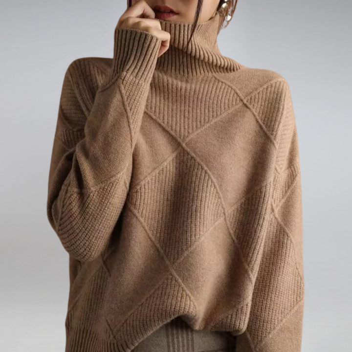 Sophia | Luxury Cashmere Turtleneck Sweater