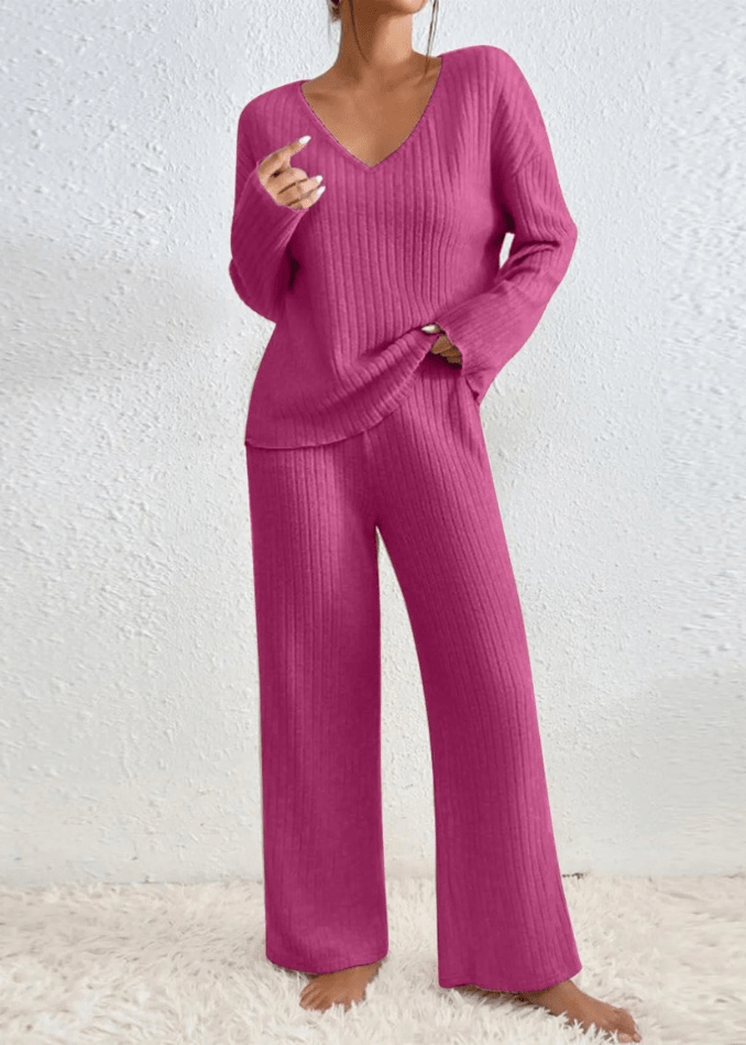 Claire | Relaxed Ribbed Knit Set