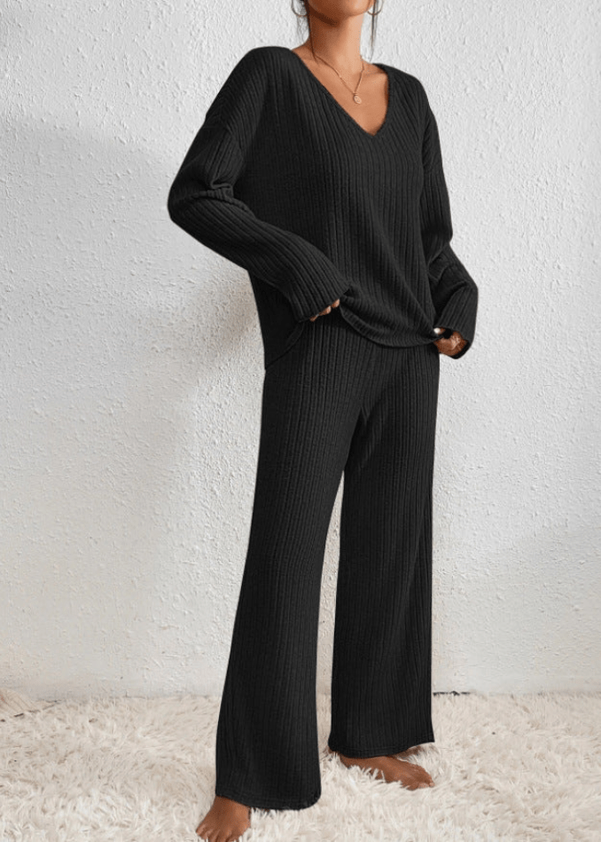 Claire | Relaxed Ribbed Knit Set