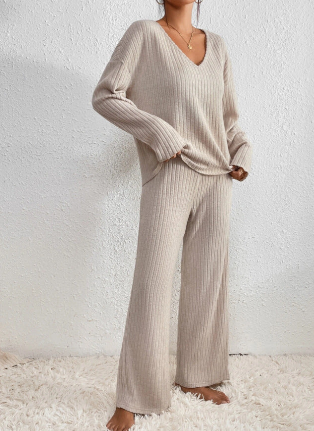 Caroline | Style & Comfort Knitted Set Tops + Pants