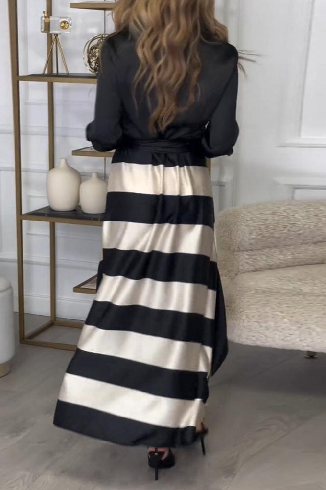 Robyn | Elegant Striped Dress