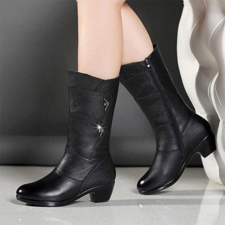 Natasha | Stacked Boots for Women