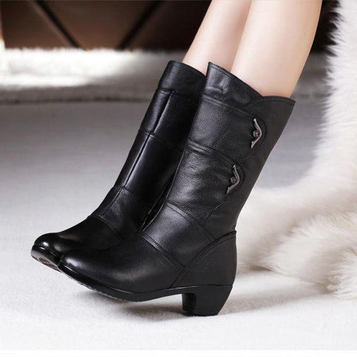 Natasha | Stacked Boots for Women