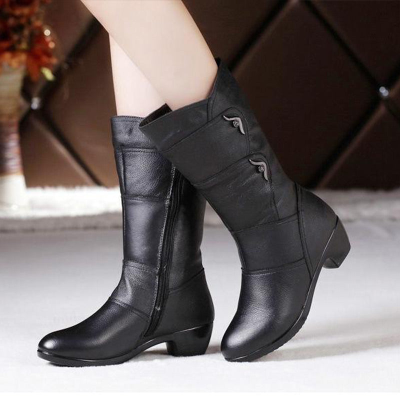 Natasha | Stacked Boots for Women