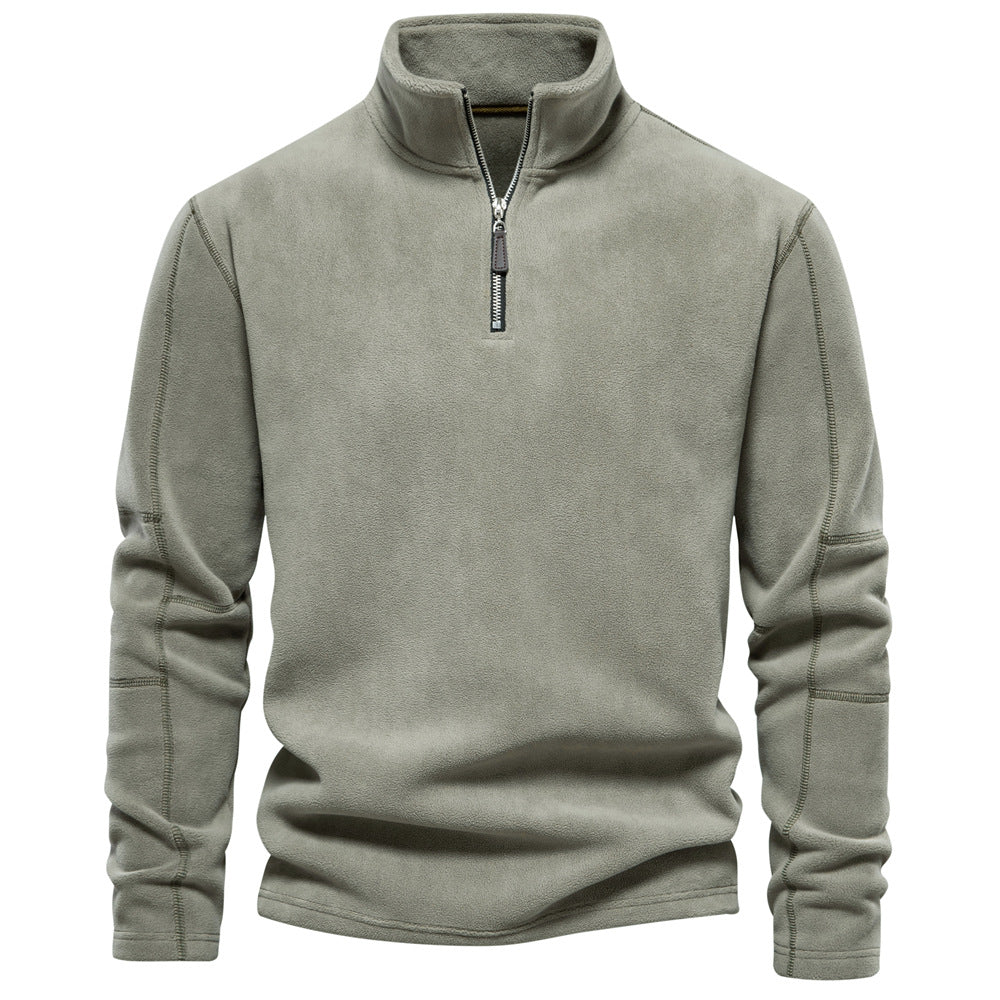 Craig | Fleece Sweater with Quarter Zip