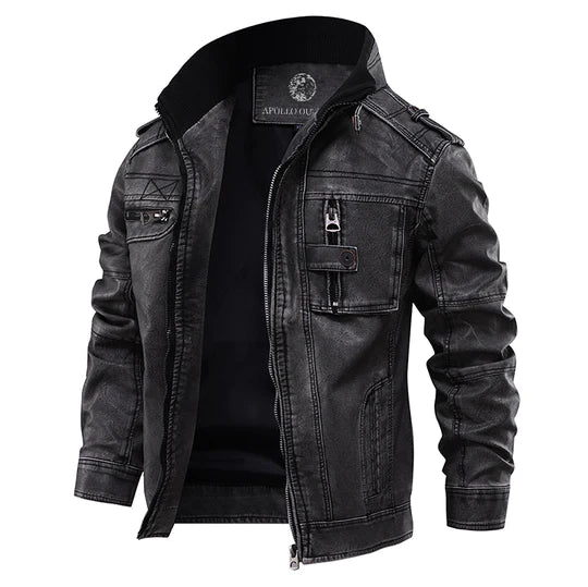 Leonardo | Classic Leather Jacket for Men