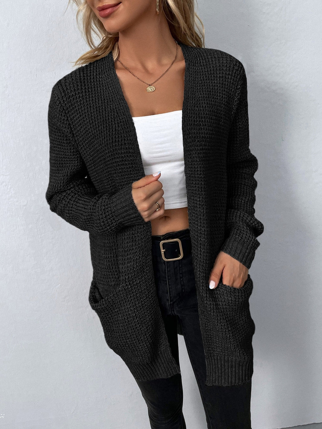 Jacqueline | Long Knitted Cardigan Sweater