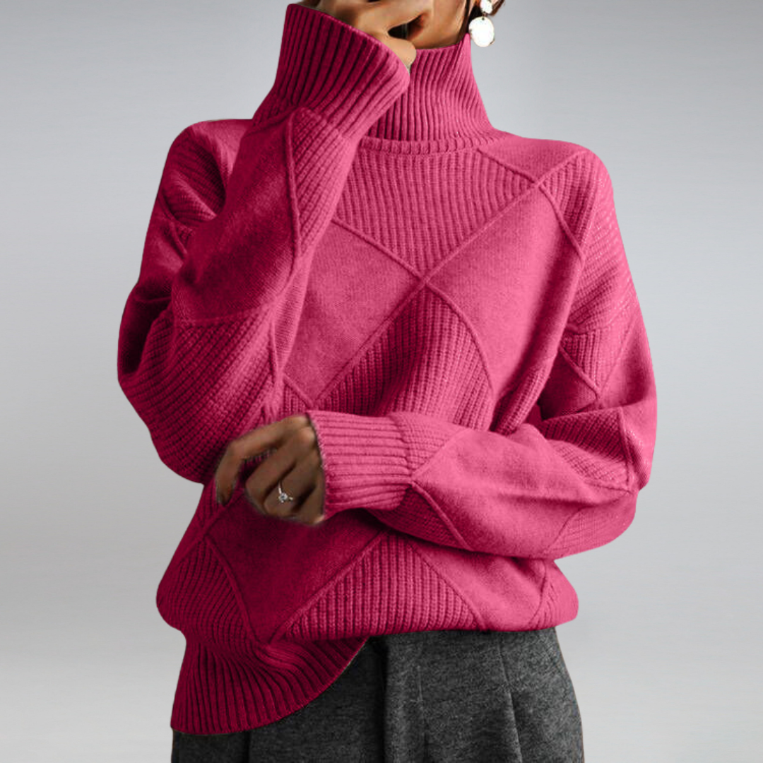 Sophia | Luxury Cashmere Turtleneck Sweater