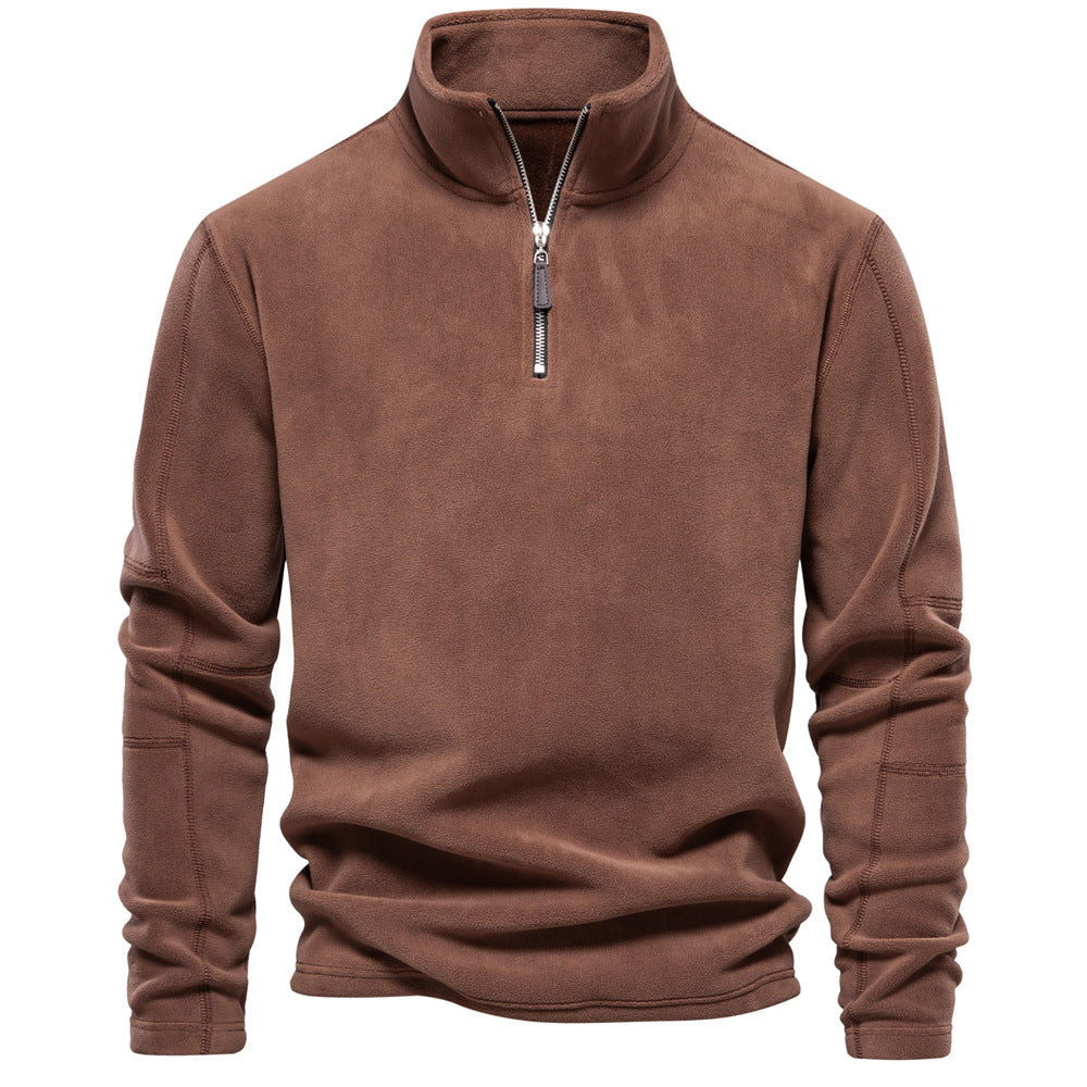 Craig | Fleece Sweater with Quarter Zip