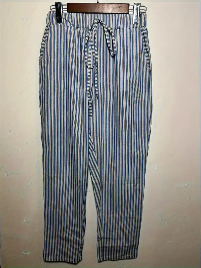 Ivy | Striped Casual Pants