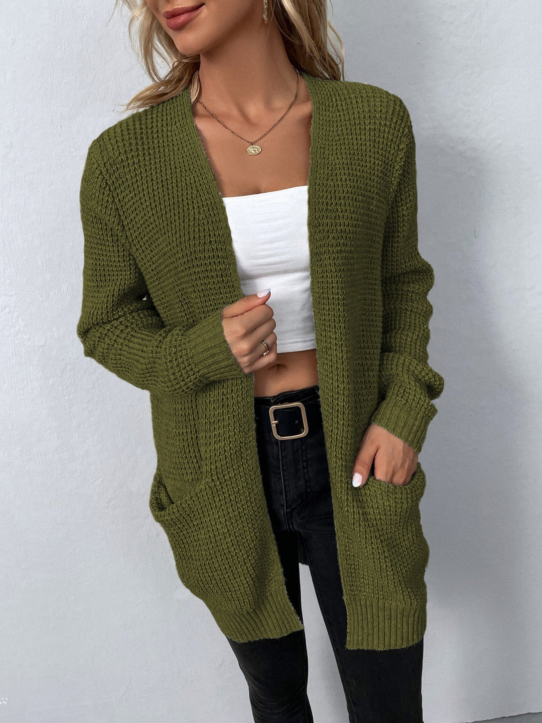 Jacqueline | Long Knitted Cardigan Sweater