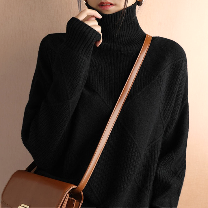 Hannah | Soft Knitted Turtleneck Sweater