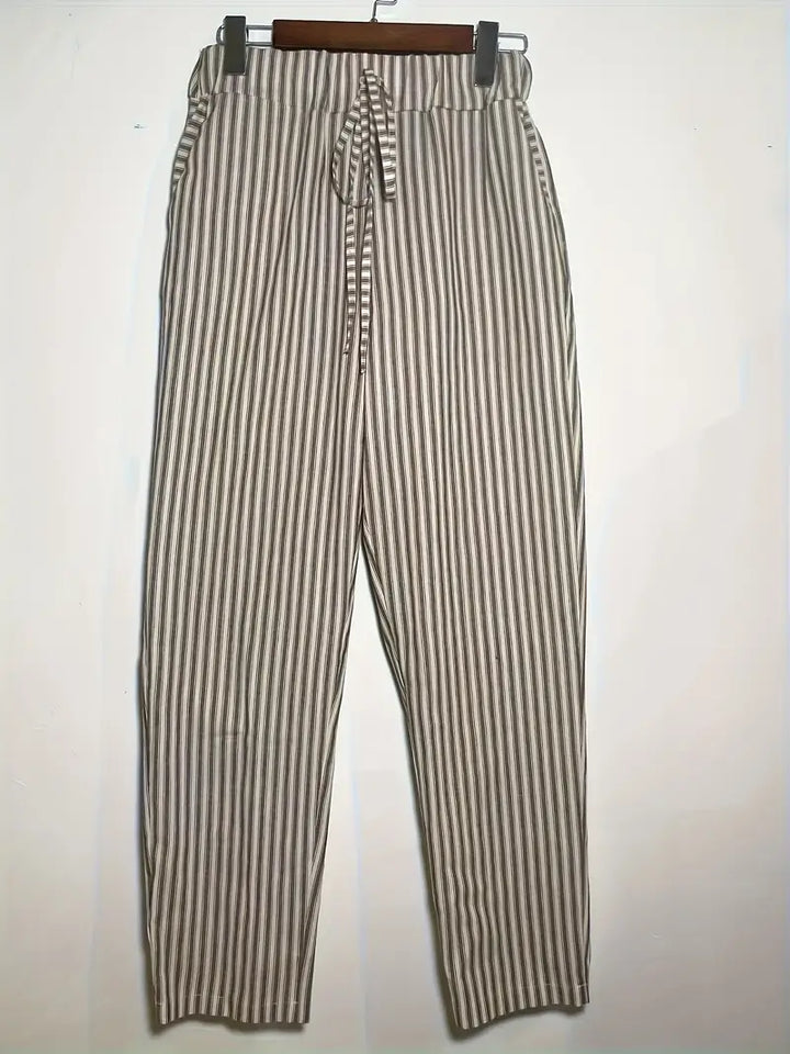 Ivy | Striped Casual Pants