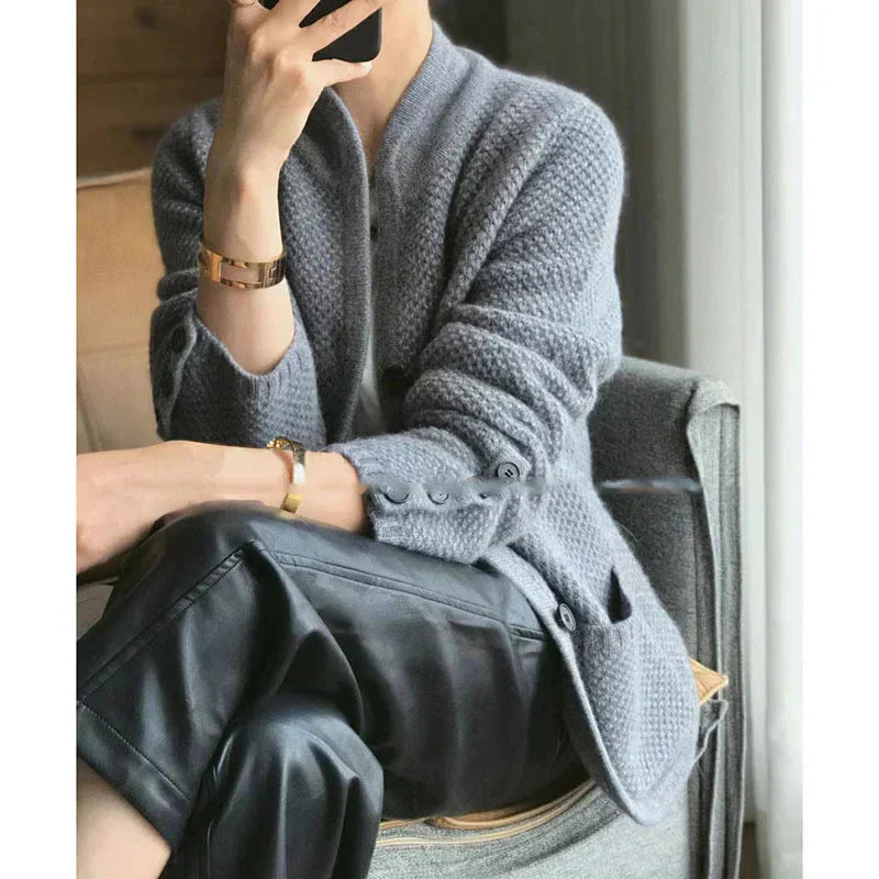 Doris | Cozy Chic Wool Cardigan Sweater