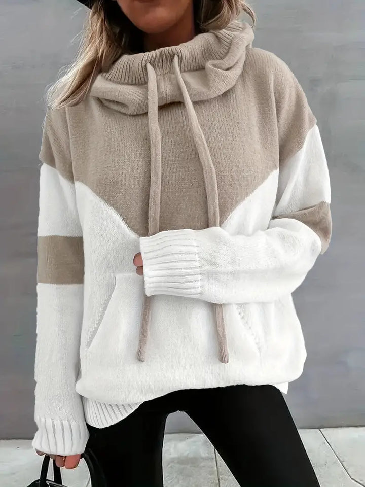 Melody | Knitted Sweater with Adjustable Hoodie