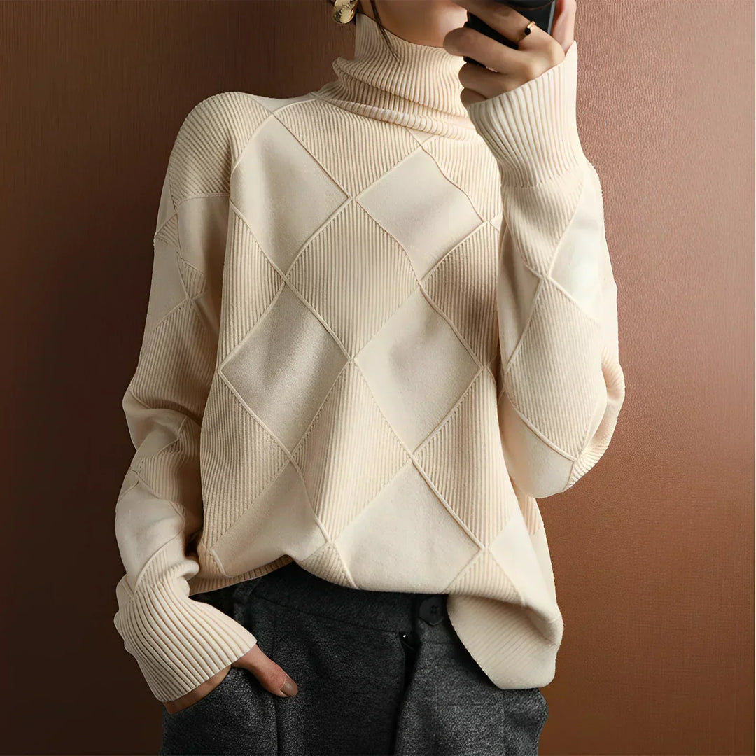 Hannah | Soft Knitted Turtleneck Sweater