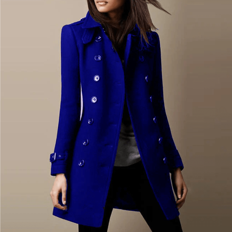 Dina | Elegant Waist-Closed Coat