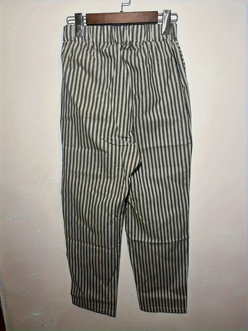 Ivy | Striped Casual Pants