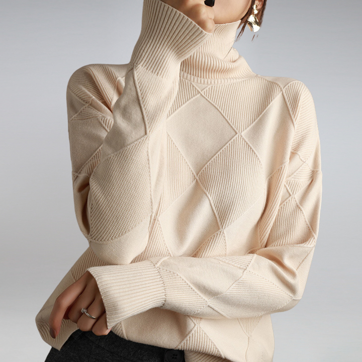 Sophia | Luxury Cashmere Turtleneck Sweater