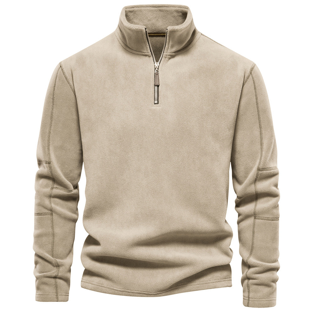 Craig | Fleece Sweater with Quarter Zip