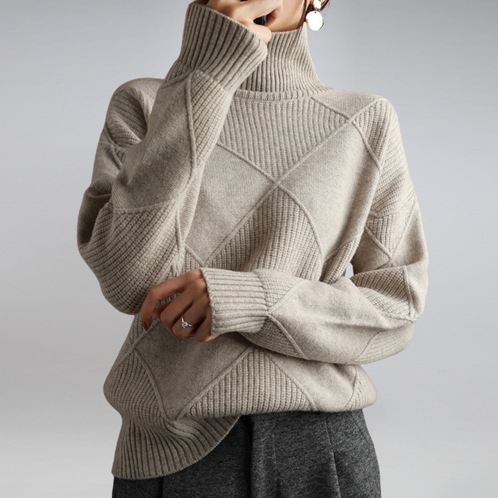 Sophia | Luxury Cashmere Turtleneck Sweater