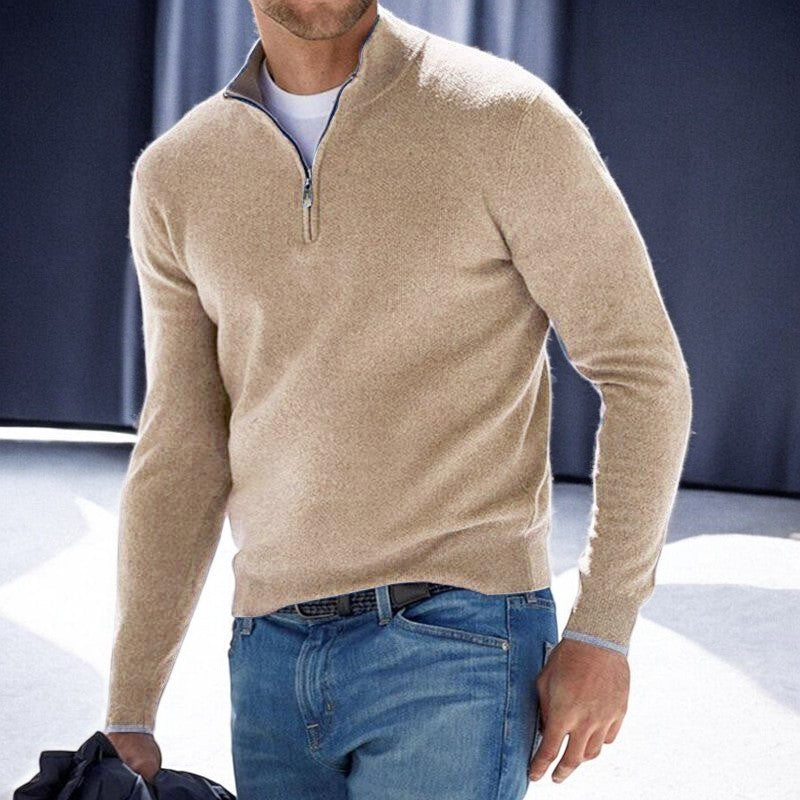 Evan | Elegant and Comfortable Zip-Up Sweater