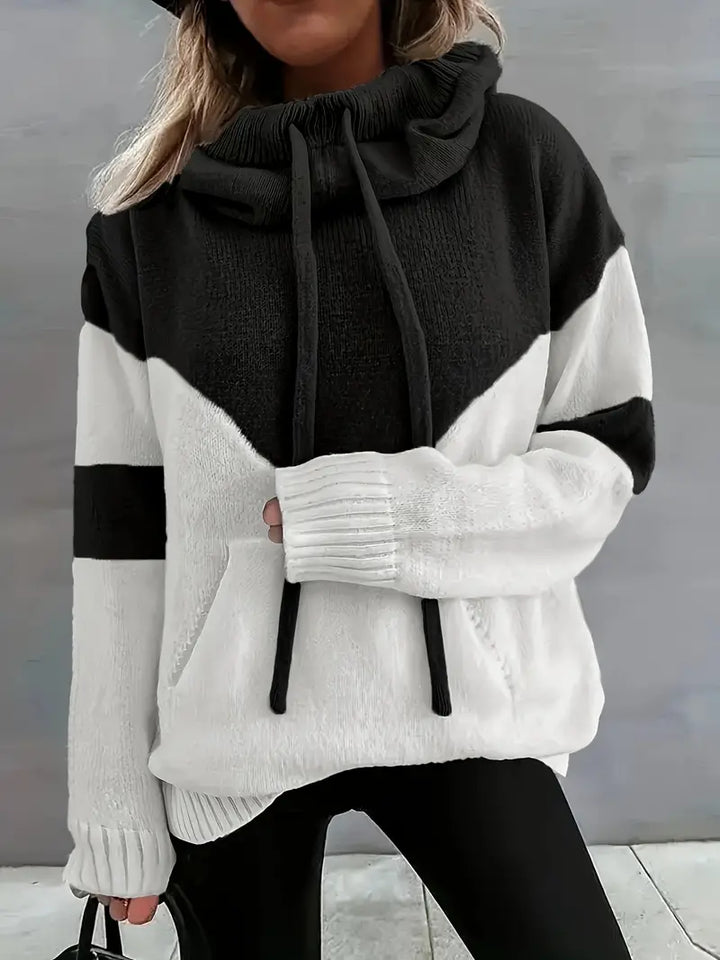 Melody | Knitted Sweater with Adjustable Hoodie