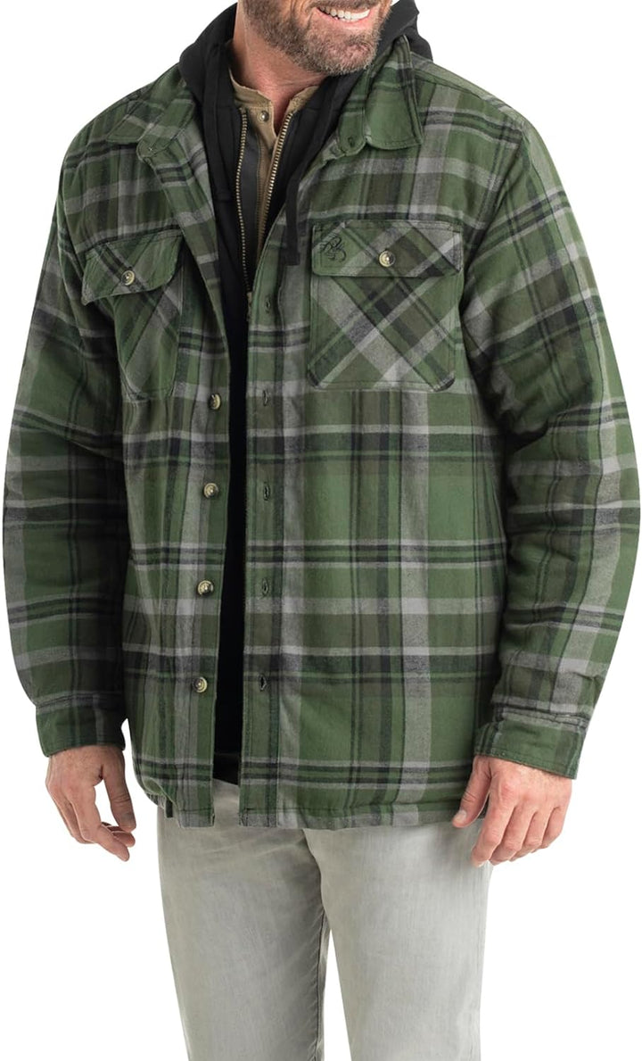 Kevin | Hooded Flannel Jacket