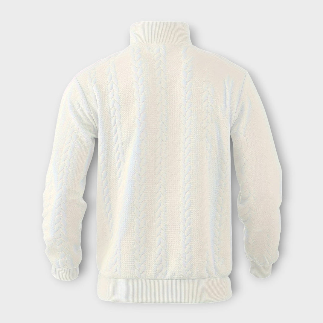 Gary | Elegant Vintage Half-Zip Pullover