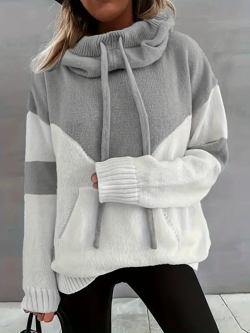 Melody | Knitted Sweater with Adjustable Hoodie