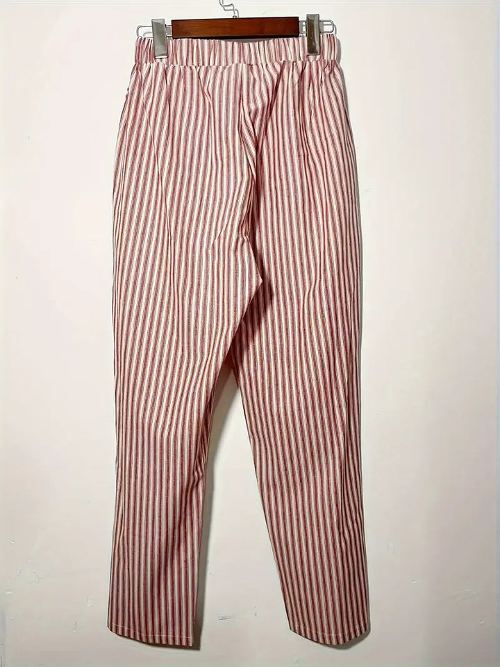 Ivy | Striped Casual Pants