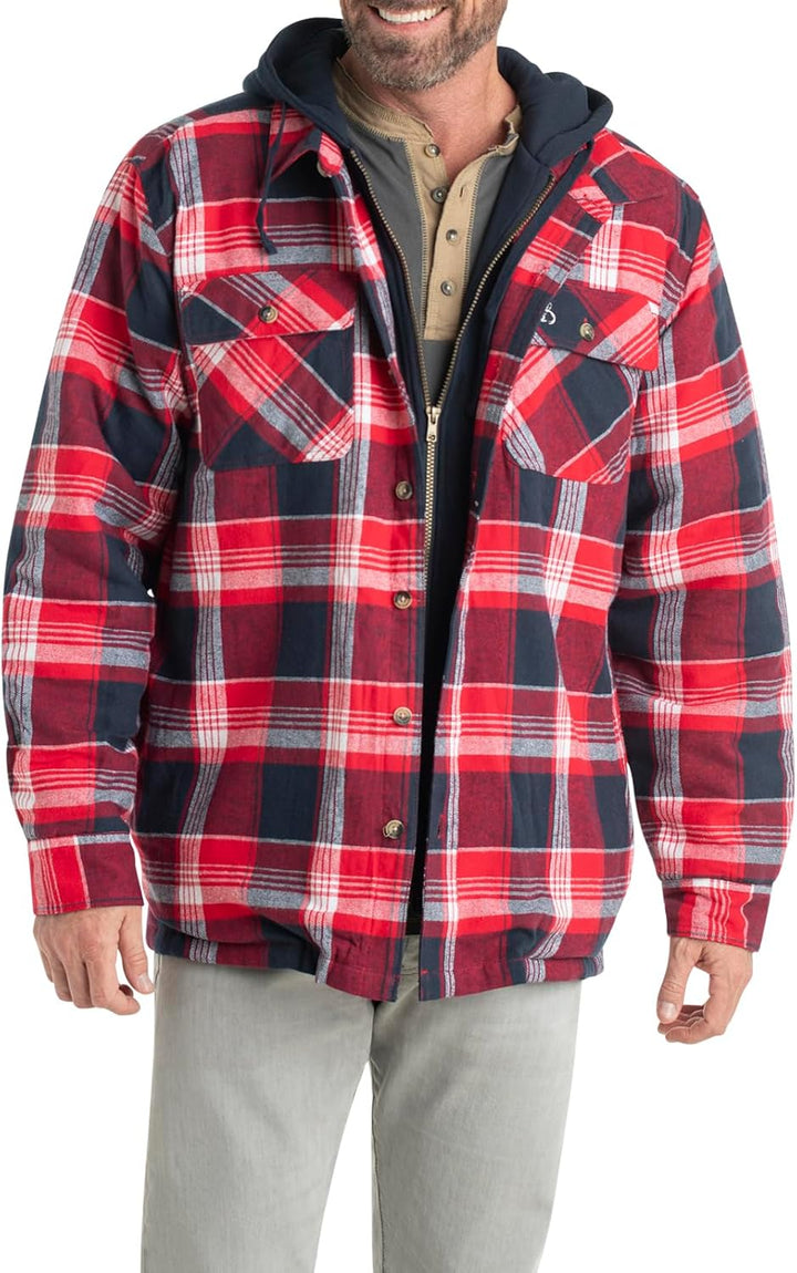 Kevin | Hooded Flannel Jacket