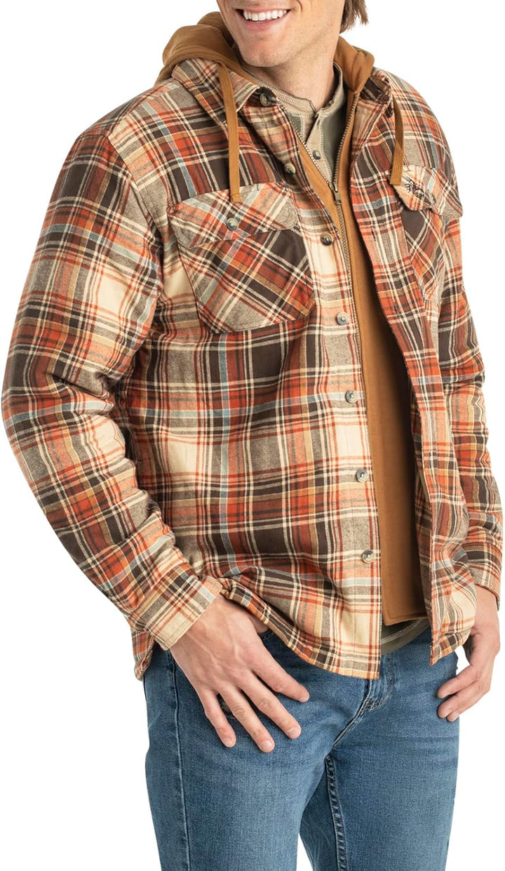 Kevin | Hooded Flannel Jacket