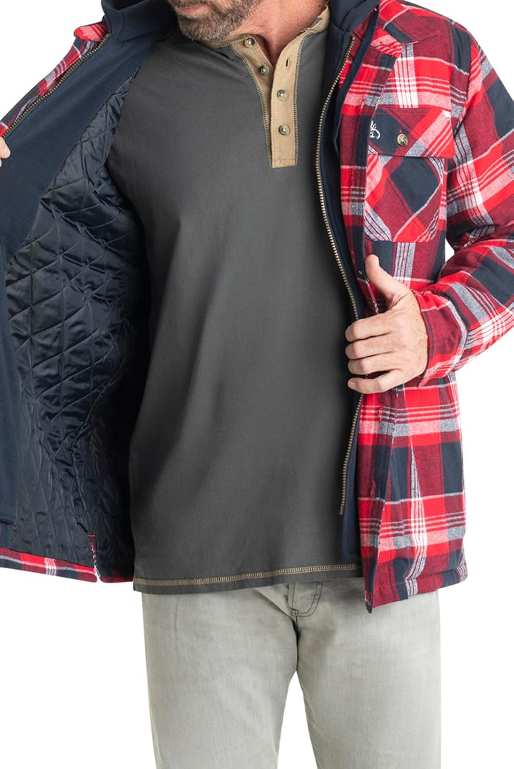 Kevin | Hooded Flannel Jacket