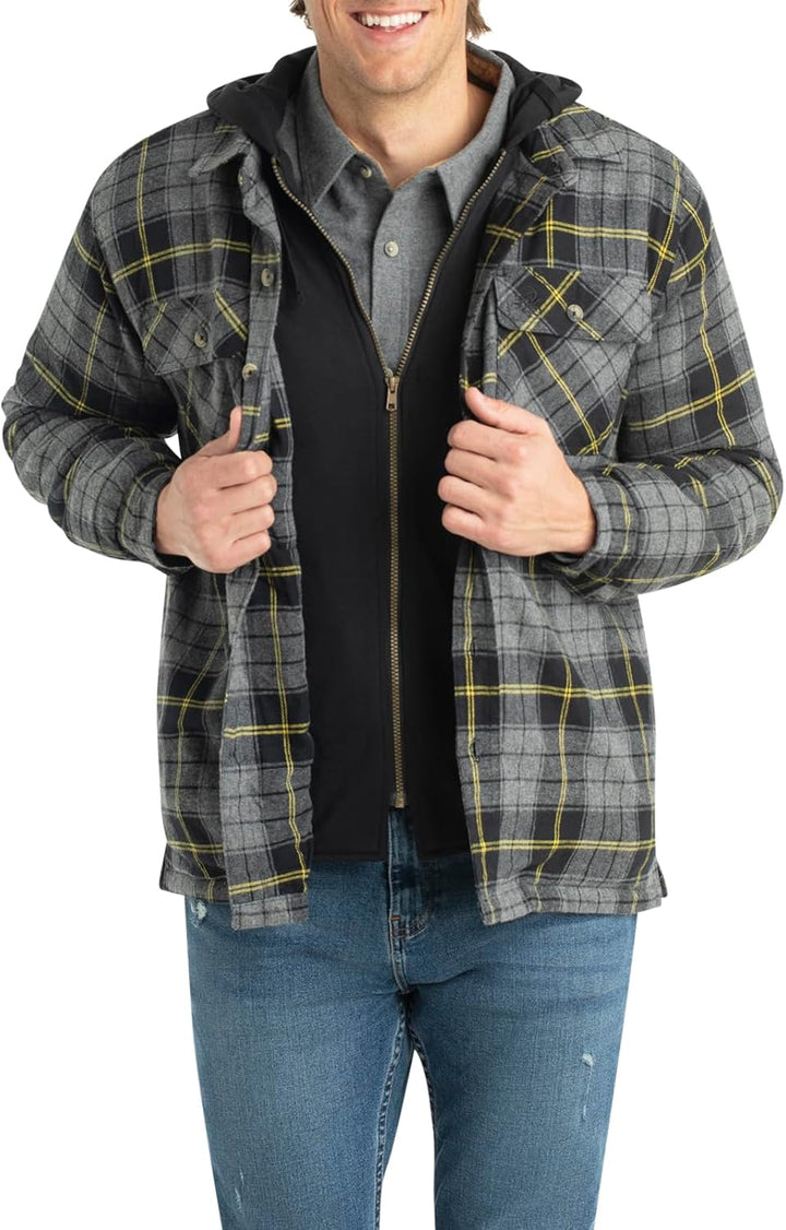 Kevin | Hooded Flannel Jacket