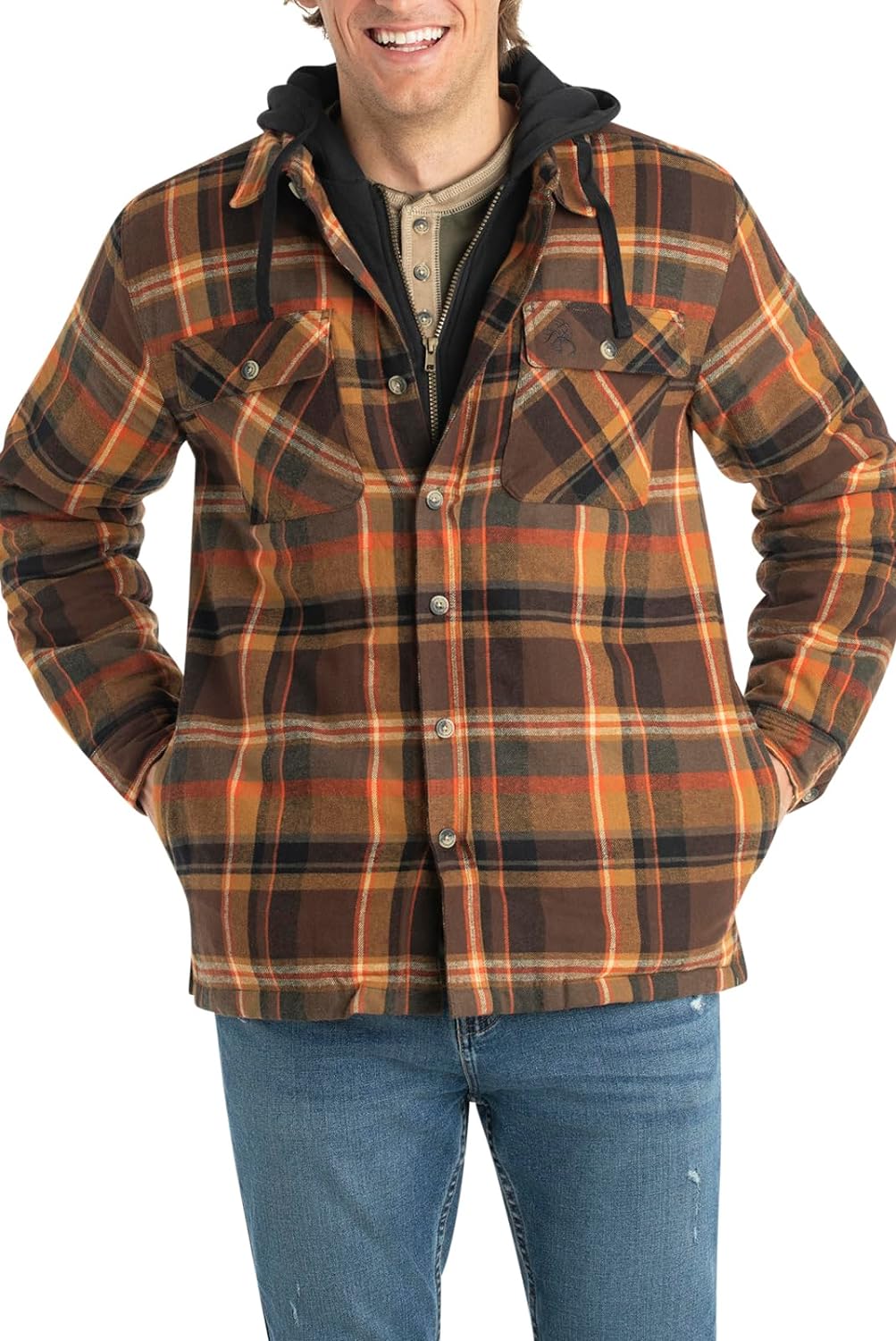 Kevin | Hooded Flannel Jacket