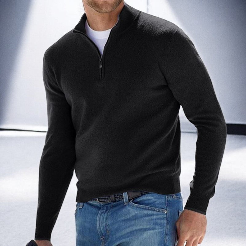 Evan | Elegant and Comfortable Zip-Up Sweater