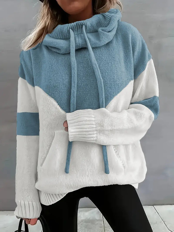 Melody | Knitted Sweater with Adjustable Hoodie