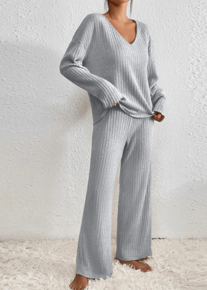 Claire | Relaxed Ribbed Knit Set