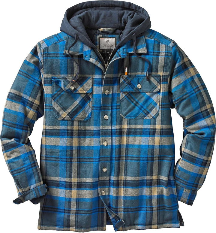 Kevin | Hooded Flannel Jacket