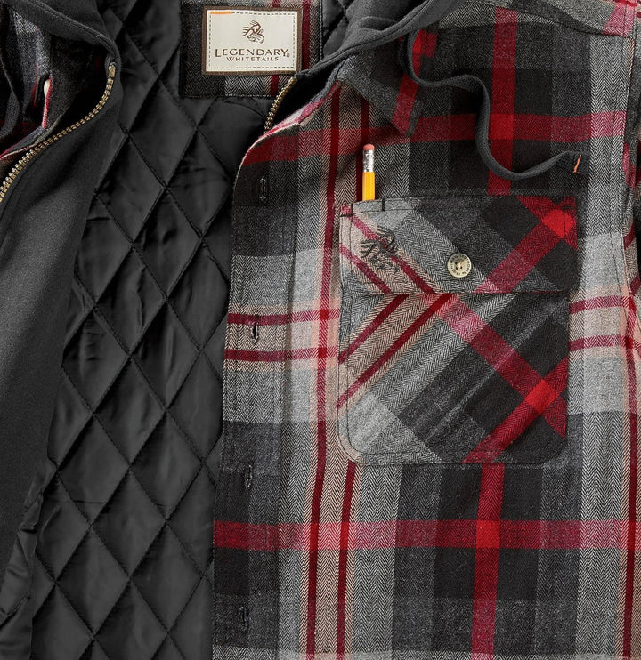 Kevin | Hooded Flannel Jacket