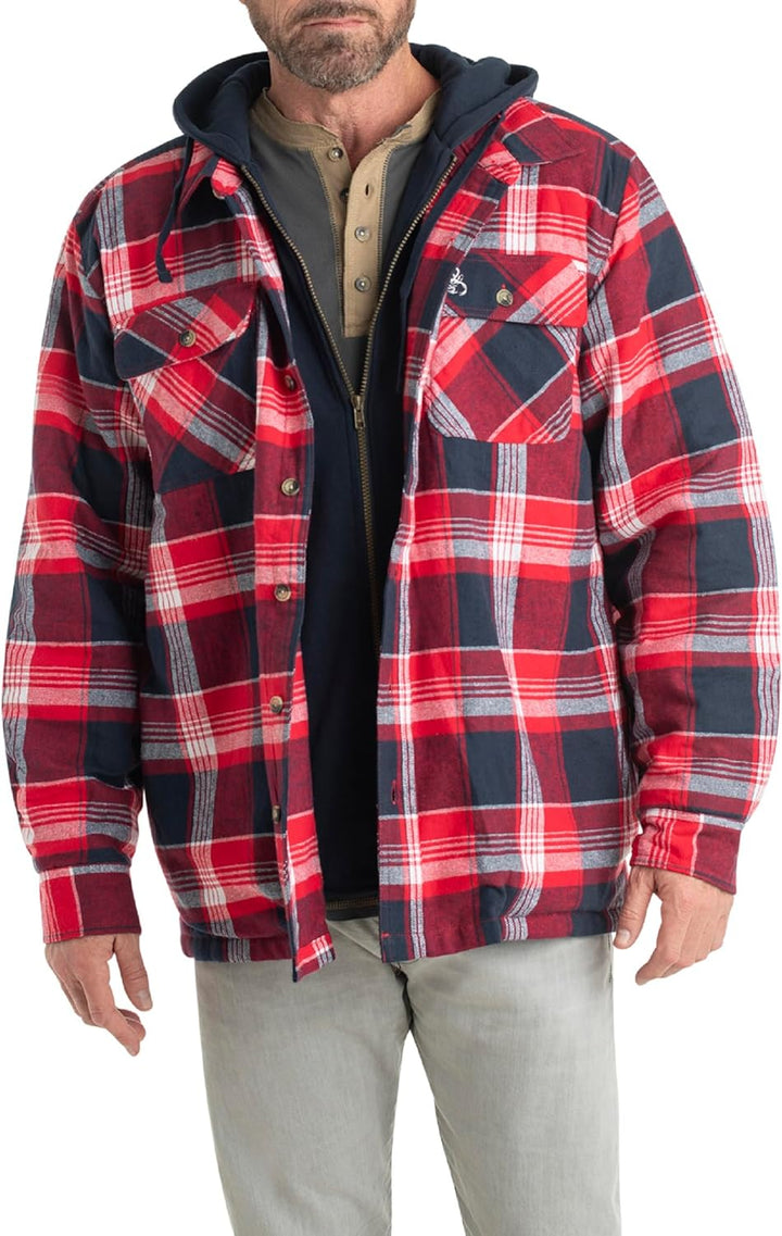 Kevin | Hooded Flannel Jacket