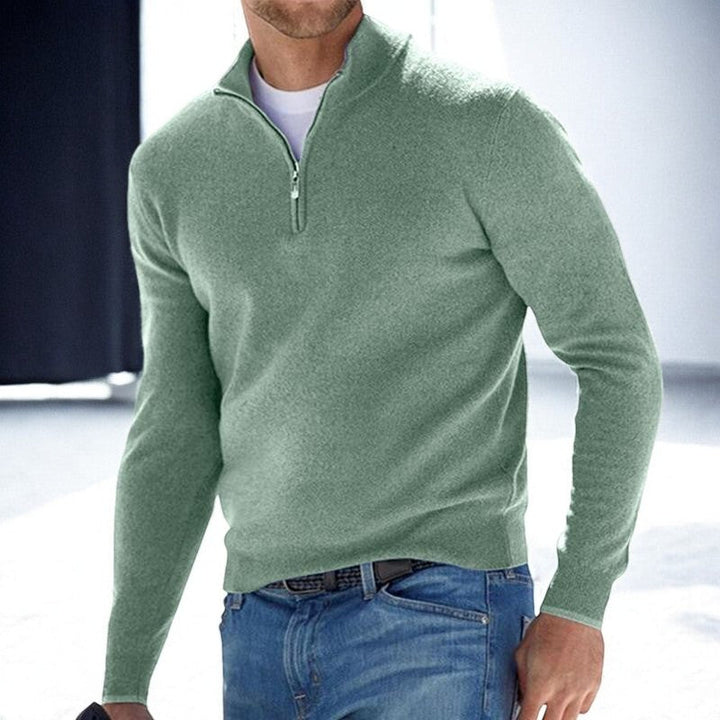 Evan | Elegant and Comfortable Zip-Up Sweater