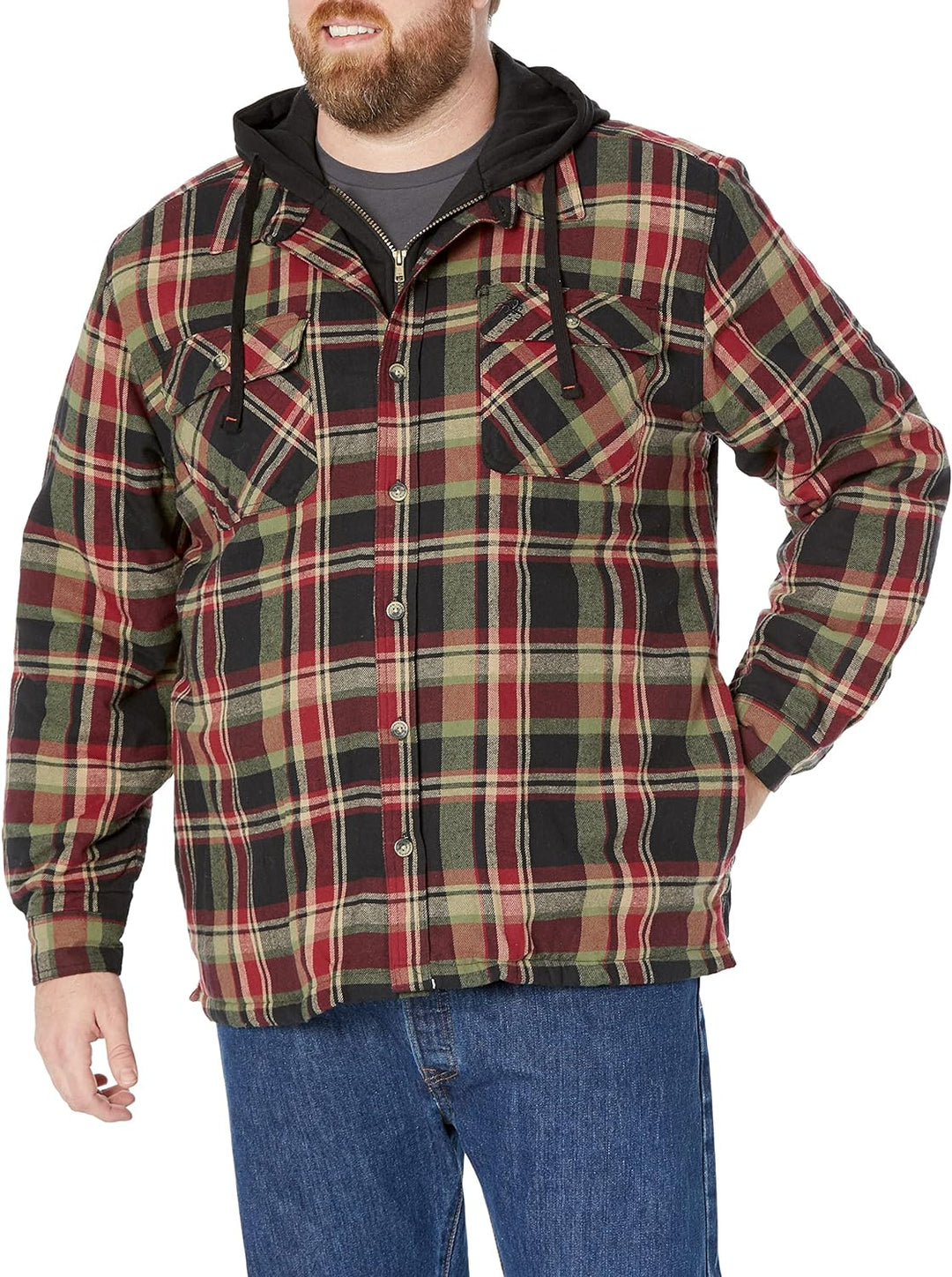 Kevin | Hooded Flannel Jacket