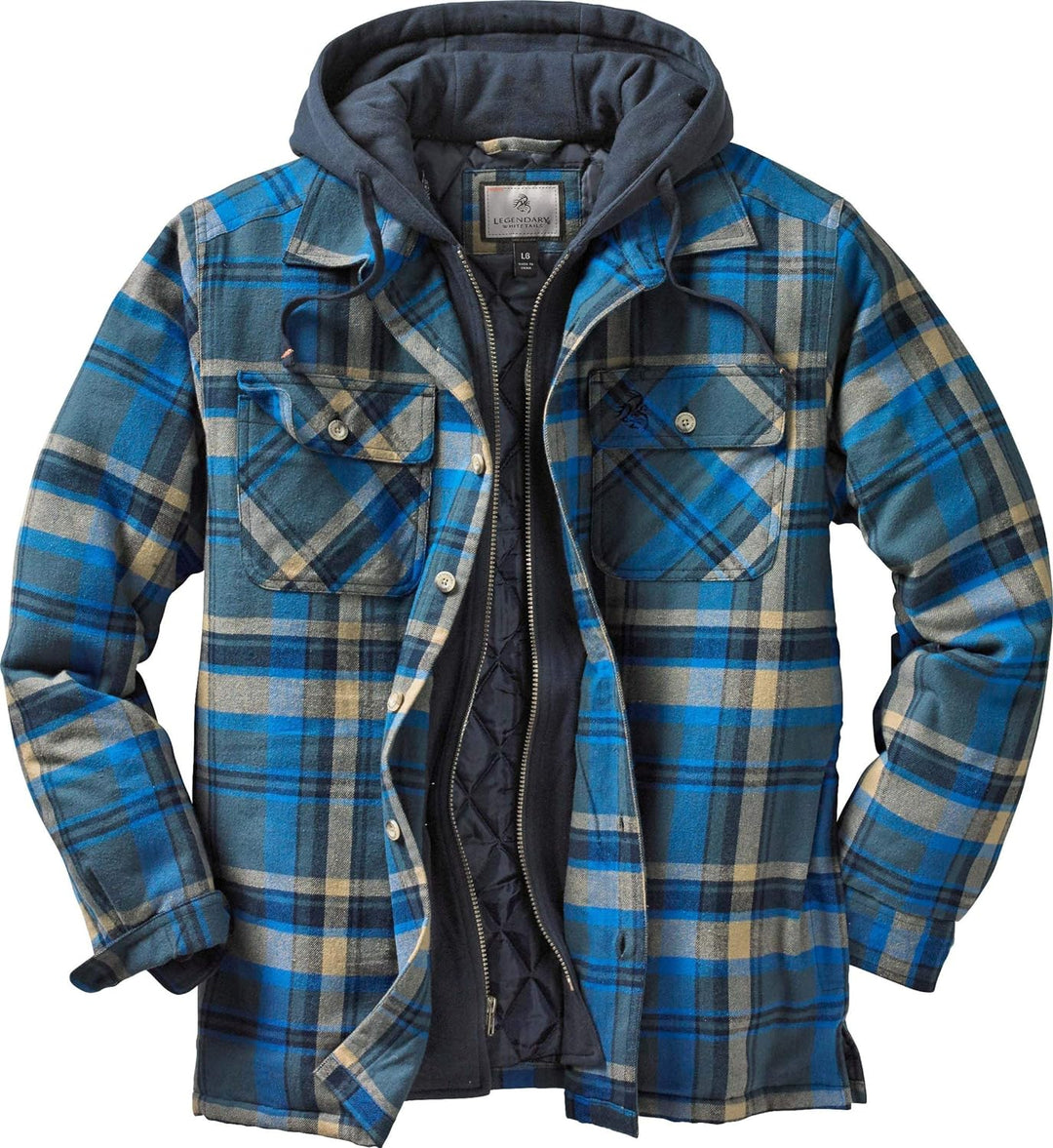 Kevin | Hooded Flannel Jacket