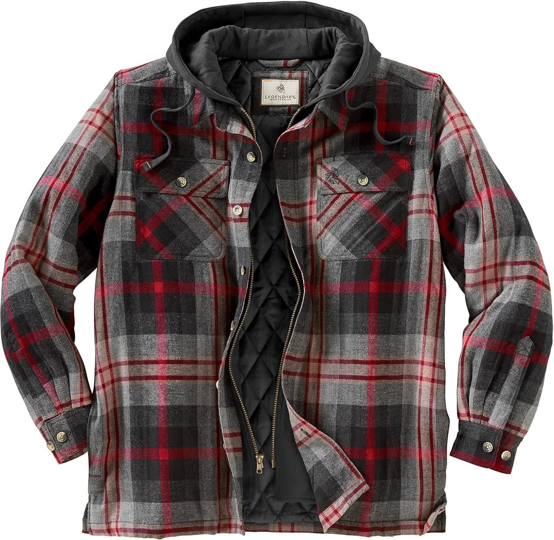 Kevin | Hooded Flannel Jacket